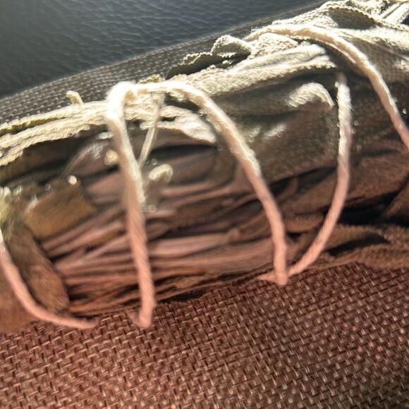 Sage Smudge Two Pack Tribal decorative cotton trim ceremonial bag Quiet Luxury - Picture 9 of 10